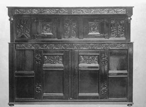 Yorkshire Cabinet, Oak About 1630