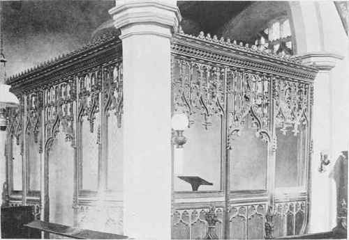 Barking, Suffolk, N. Chapel Screens.