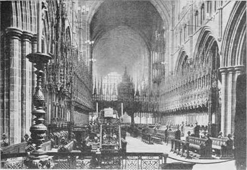Chester Cathedral, The Choir, West.