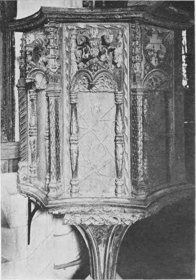 Cockington, Devon, Pulpit.