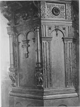 Detail Of The Biddenden Pulpit.