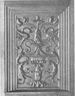 Detail Of The Study Panelling, Fig. 285.