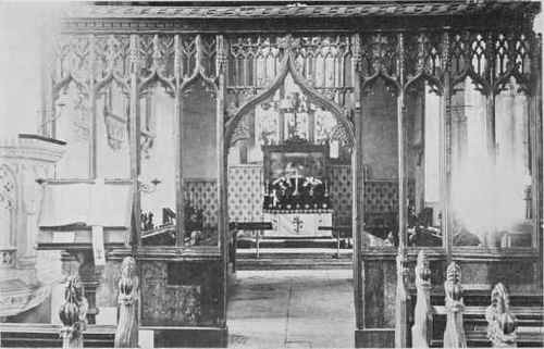 Grundisburgh, Suffolk, Chancel Screen.
