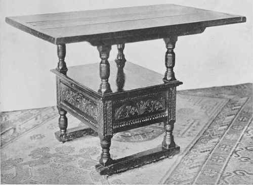 Oak Chair Table.