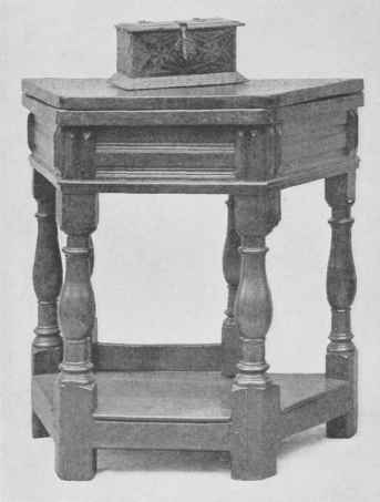 Oak Folding Top Table.