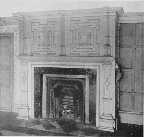 Oak Panelling And Mantel From Sherard House, Eltham, Kent.