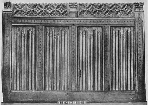 Oak Panelling From A Farmhouse At Kingstone, Near Taunton (Now Destroyed).