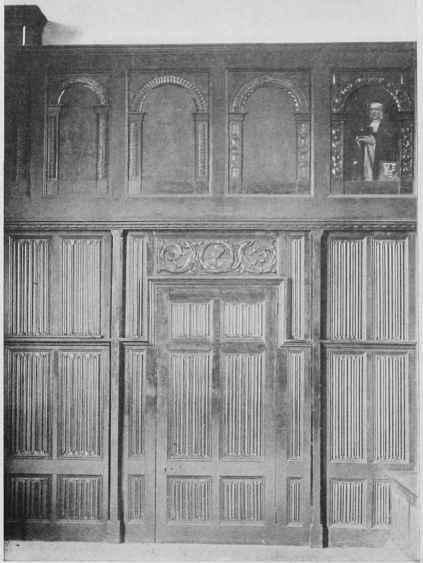 Oak Panellings In The Vicars' Hall, Exeter.
