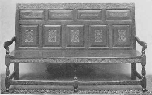 Oak Settle.