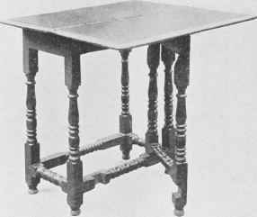 Oak Table With Hinged Top.