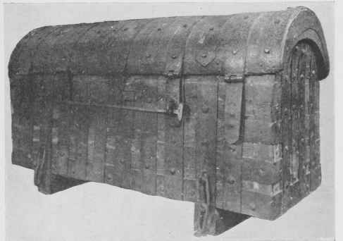 Poplar Chest. Chelsworth Church, Suffolk.