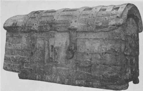 Poplar Chest. Groton Church, Suffolk.
