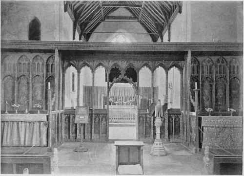Ranworth Chancel Screen With Parochial Altars.