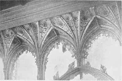 Ranworth, Detail Of Painted Vaulting.