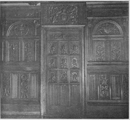 The Study Panelling From Holywells, Ipswich.