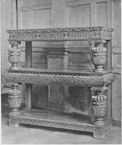 Walnut Two Tier Sideboard.