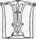 Chippendale Chair Back, 1754