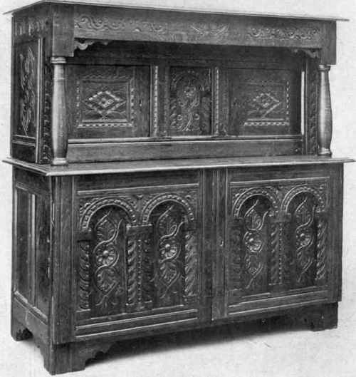Court or Press Cupboard. American. (i680 1690)   Metropolitan Museum