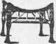 Ebony Seat Inlaid With Ivory