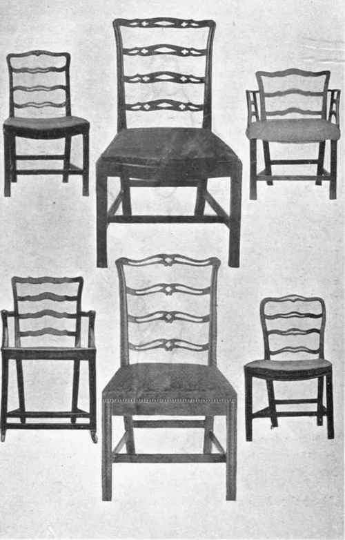 Eighteenth Century Ladder back Chairs