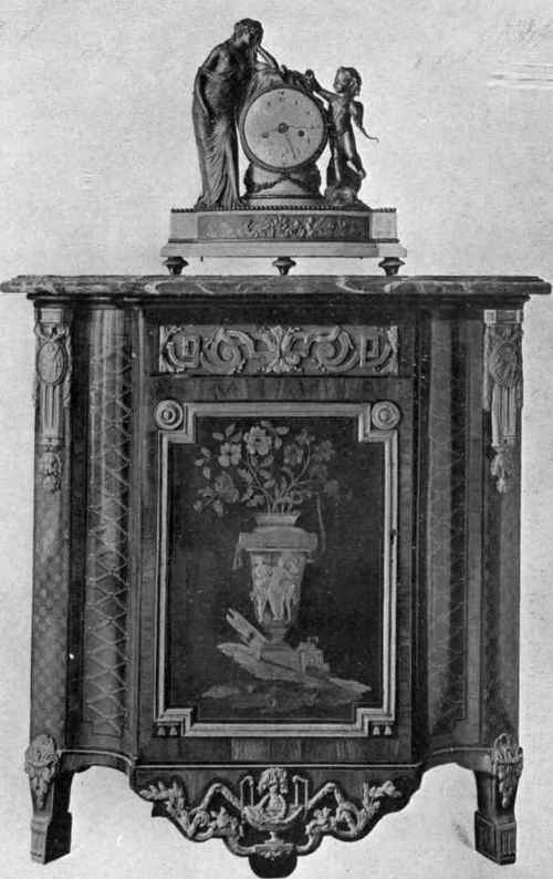 Late Louis XV. Encoignure, or Corner Cabinet