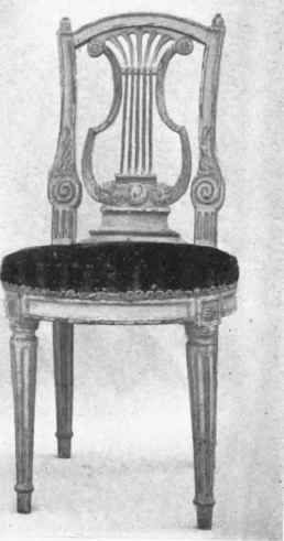 Lyre back Chair<