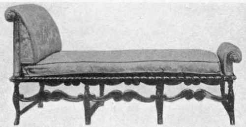 Seventeenth Century Lit de Repos