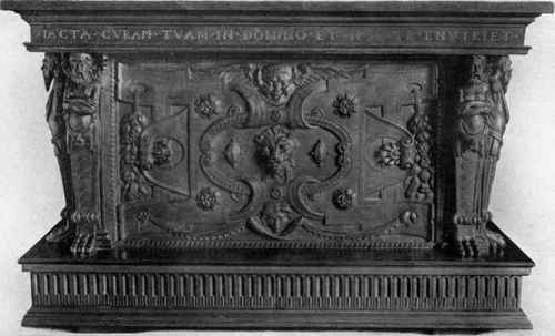 Sixteenth Century Carved Chest. Lyonnais