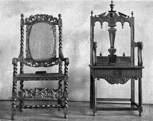 Sixteenth Century Flemish Arm Chairs Louvre