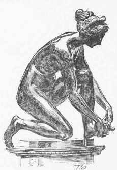 Bronze statuette of the Florentine Renaissance period. (Old Pourtales Collection.)