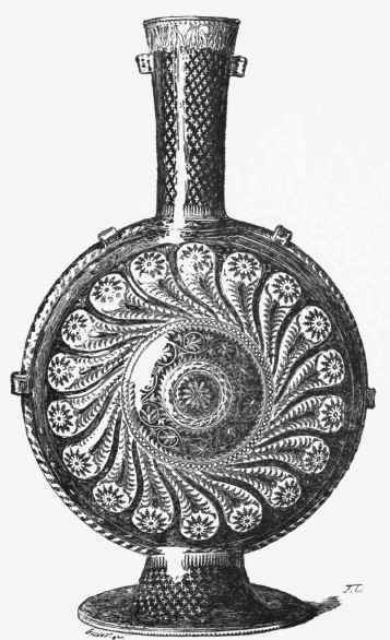 Flask in Venetian enamel. Sixteenth Century. (Louvre.)