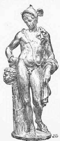 Gilt bronze statuette of Perseus, attributed to Benvenuto Cellini. (Baron Charles Davillier's Collection.)
