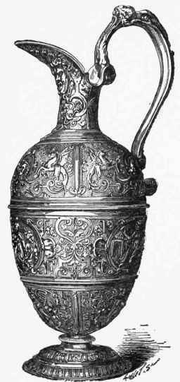 Pewter Ewer of Francois Briot. (Louvre, Sauvageot Collection.)