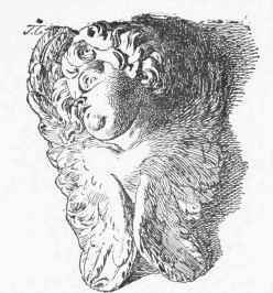 Winged angel in marble, by Puget; seventeenth century. (M. H. Barbet de Jouy's Collection.)