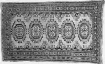2. Modern Bokhara, 4 feet by 2, improved by washing, at $28.