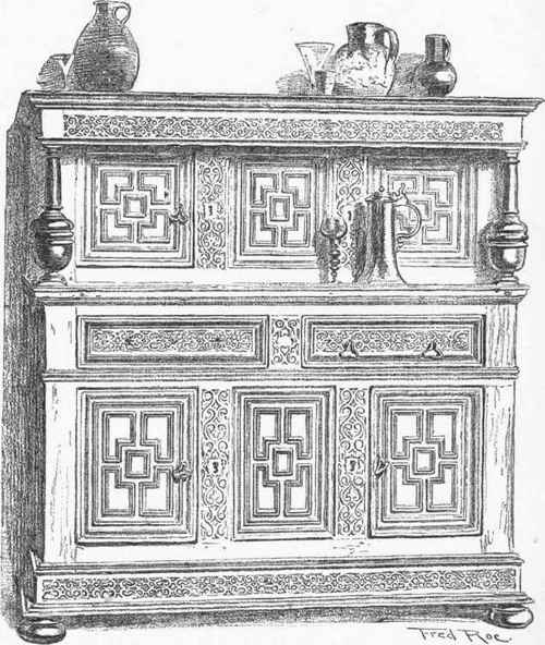 COURT CUPBOARD, COMMENCEMENT OF THE SEVENTEENTH CENTURY