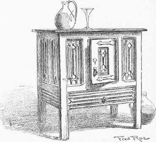 LINEN PANELLED CREDENCE