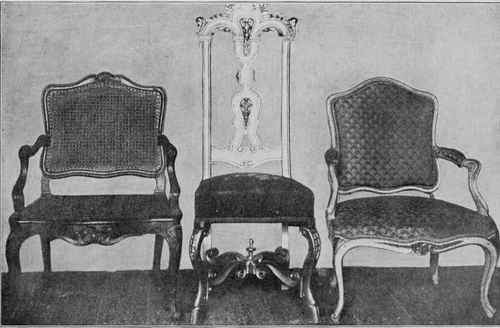 CHAIRS OF THF PERIOD OF LOUIS XIV.