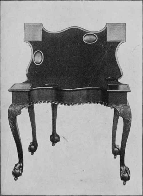 CHIPPENDALE CARD TABLE.