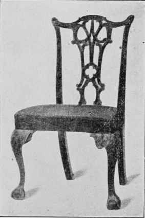 CHIPPENDALE CHAIRS.