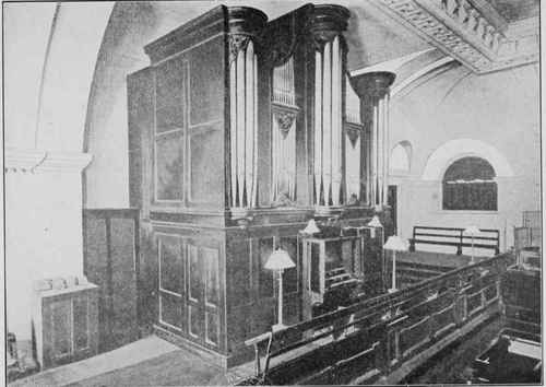 ORGAN IN ST MICHAEL'S CHURCH. CHARLESTON. S. C.