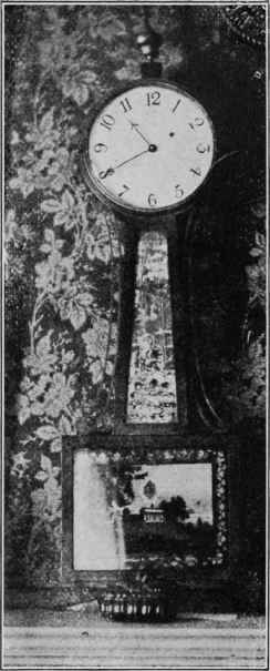 Willard or Banjo Clock. 1800   1825.