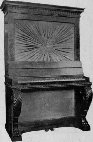 Chickering Upright Piano 1830.