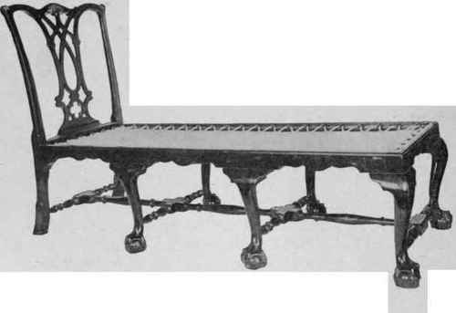 Chippendale Couch, 1760 1770.