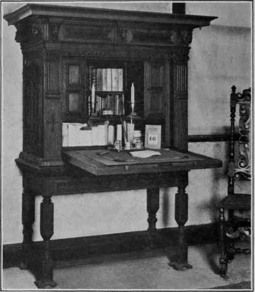 Desk, about 1680.
