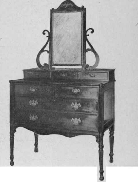 Dressing table and Glass, 1810.