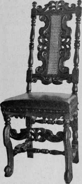 Flemish Chair, about 1690.