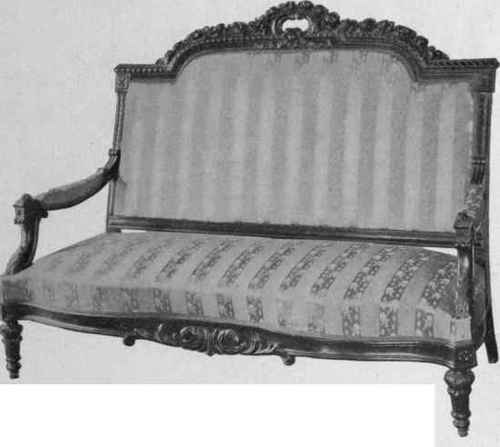 French Settee, 1790.
