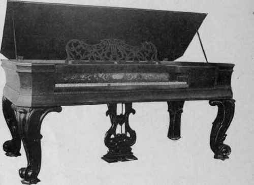 Hawkey Square Piano, about 1845.