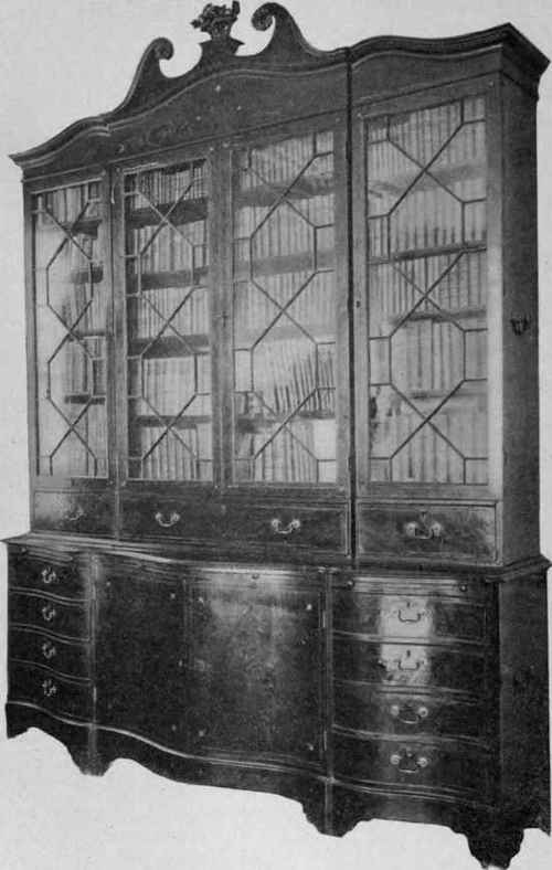 Hepplewhite Bookcase, 1789.
